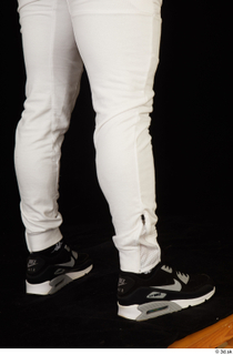 Dave black sneakers calf dressed white pants 0006.jpg